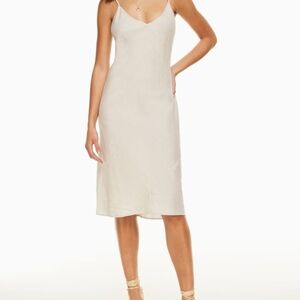 Aritzia Wilfred Only Linen Slip Midi Dress Large